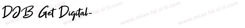 DJB Get Digital字体转换